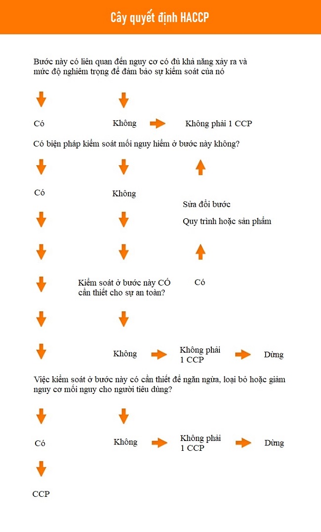 Cây quyết định HACCP là gì?